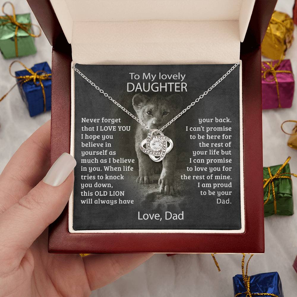 Beautiful Gift for Daughter from Dad - I Promise to love you