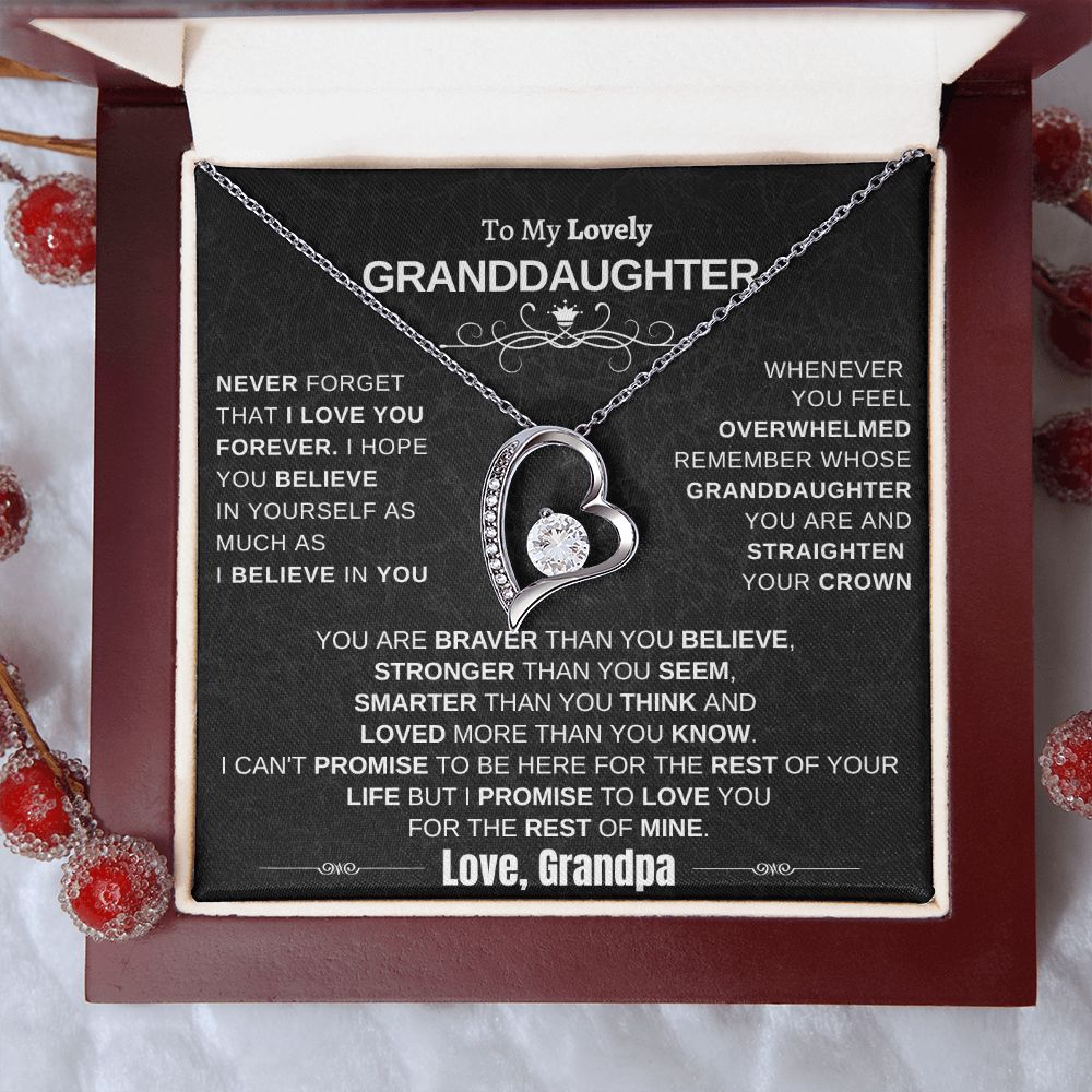 Gift for Granddaughter - Promise - Heart