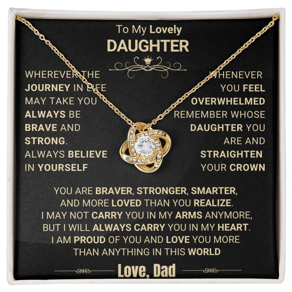 Special Heartfelt Gift for Daughter from Dad "Believe In Yourself"