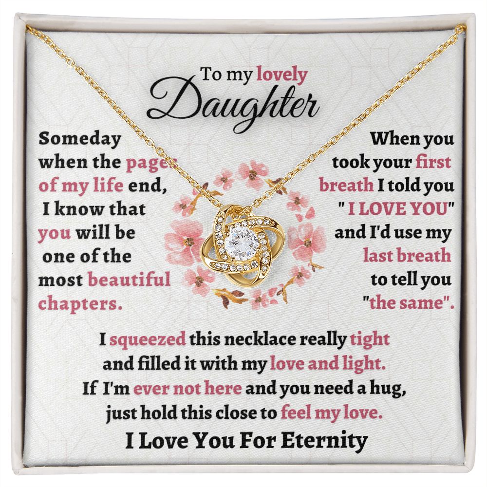 Gift for Daughter - I Love You For Eternity - LK