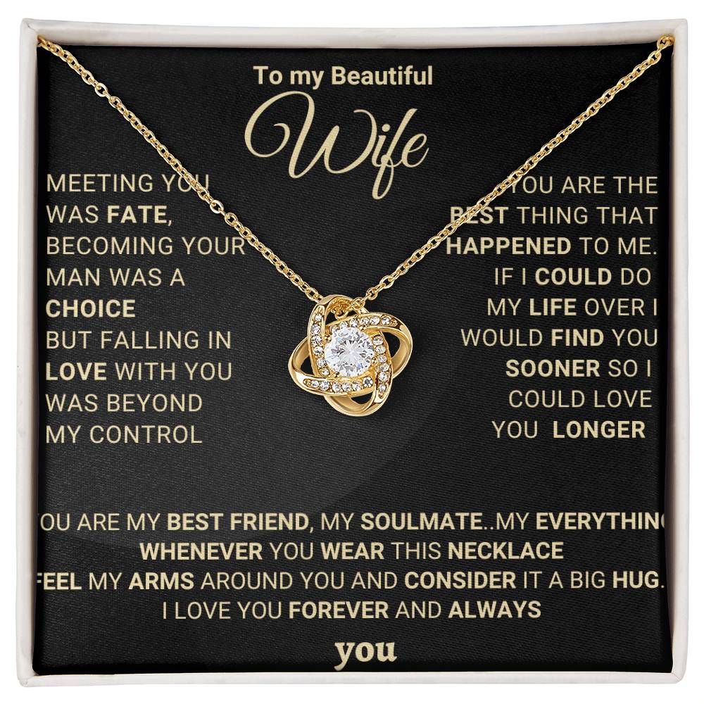 Beautiful Gift for Wife "YOU ARE THE BEST THING THAT HAPPENED TO ME"