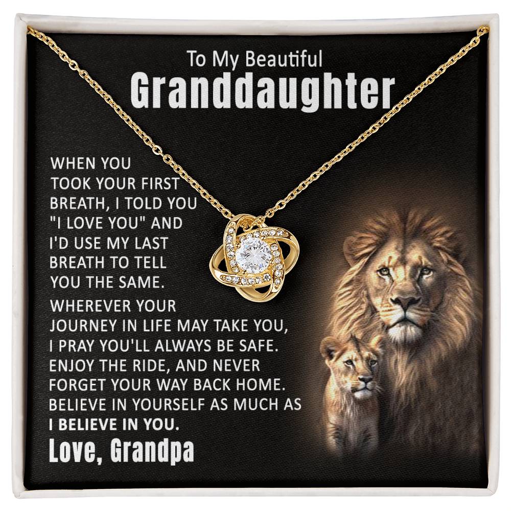 Gift for Granddaughter from Grandpa - I Believe In You