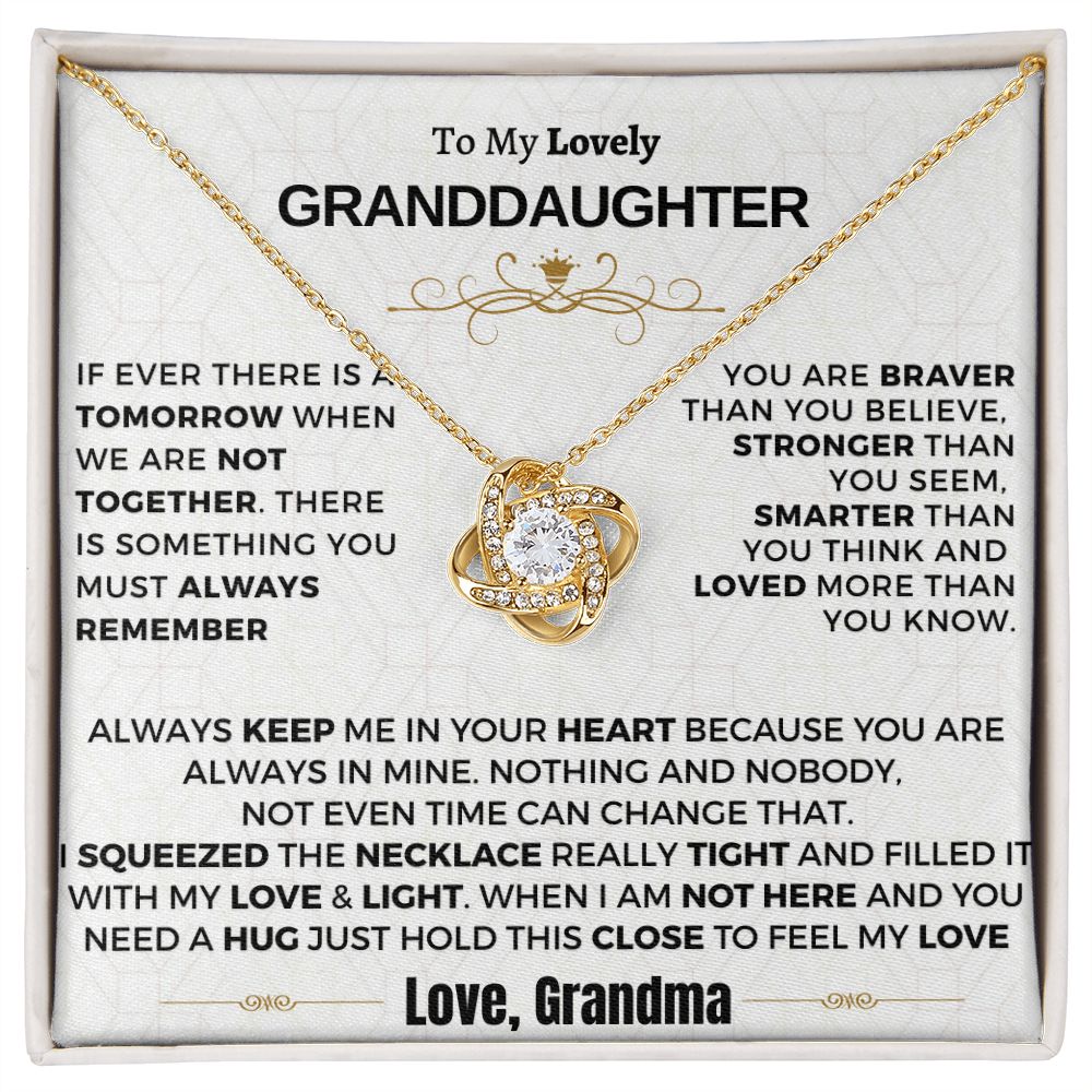 Gift for Granddaughter - Always keep me in your heart - LK