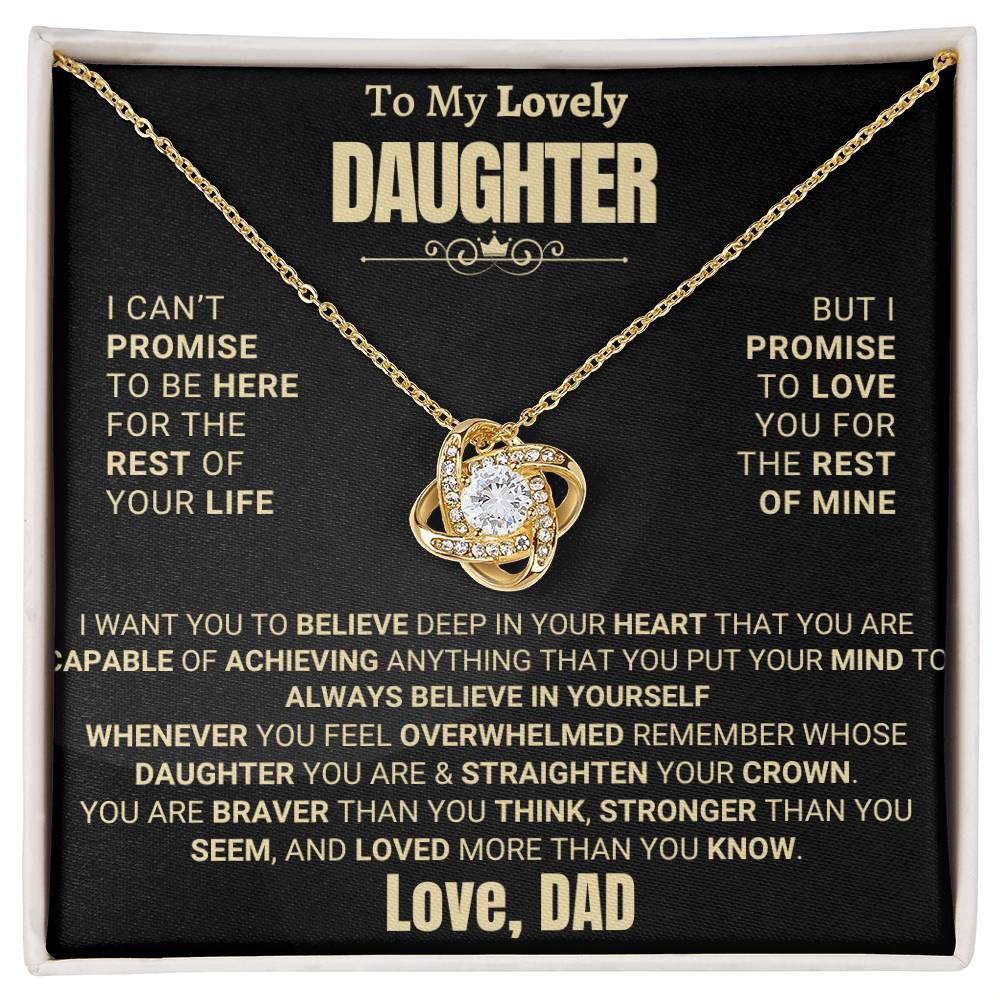 Beautiful Gift for Daughter from Dad "Always Believe In Yourself"