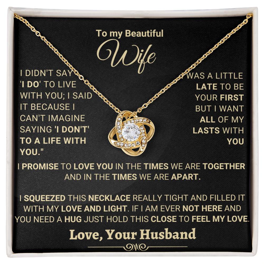 Heart Warming Gift For Wife "Promise To Love You" LK