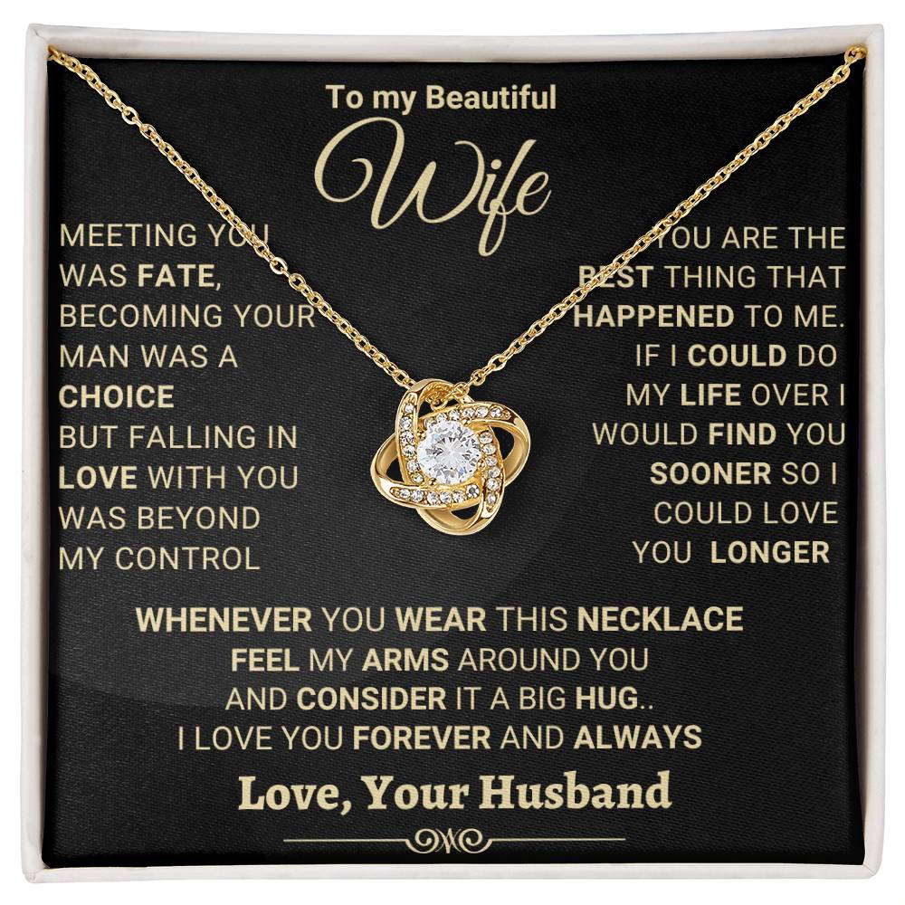 Heart Warming Gift for WIFE "Meeting You Was Fate"