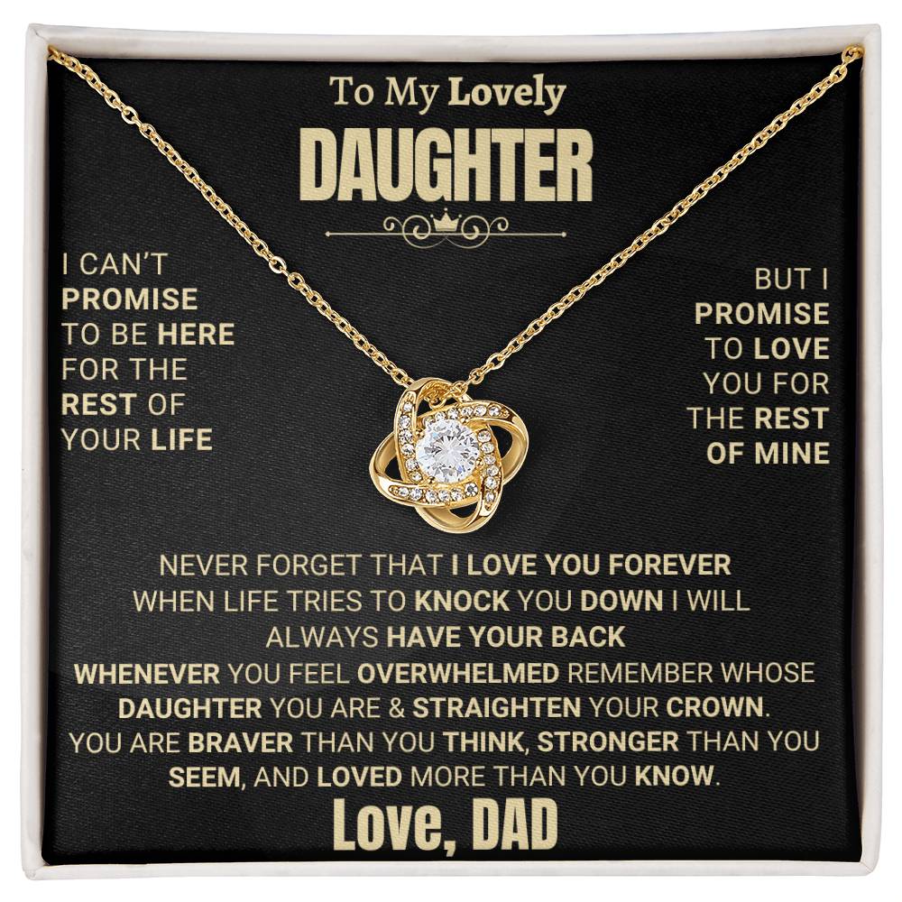 Beautiful Gift for Daughter "Loved More Than You Know"