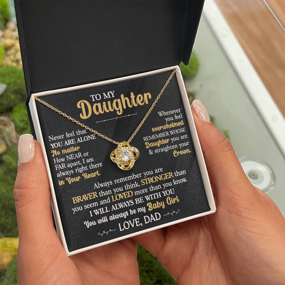 Beautiful Gift for Daughter "You Will Always Be My Baby Girl"