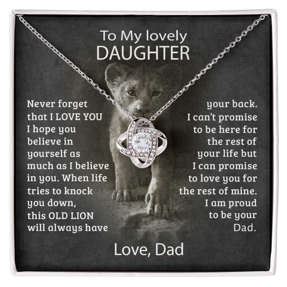 Beautiful Gift for Daughter from Dad - I Promise to love you
