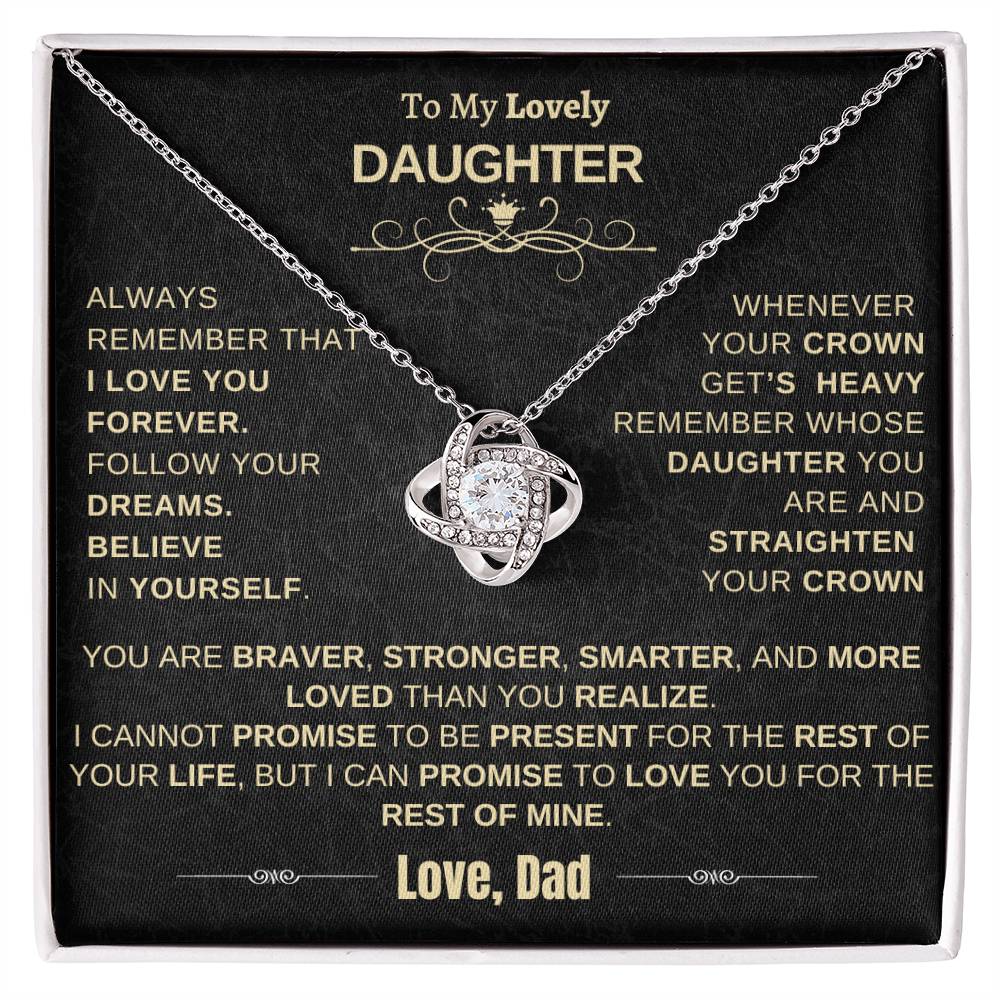 Heartfelt Gift from DAD to DAUGHTER "PROMISE TO LOVE YOU"