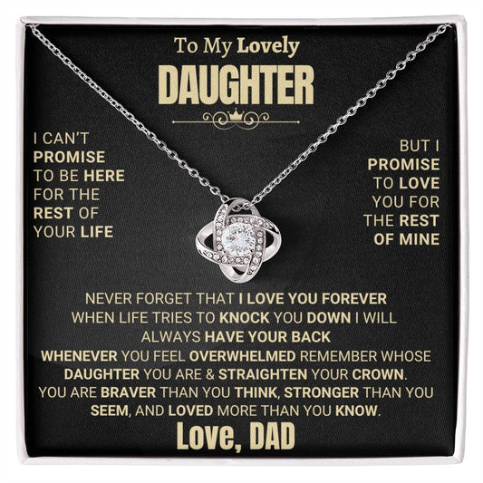 Beautiful Gift for Daughter "Loved More Than You Know"