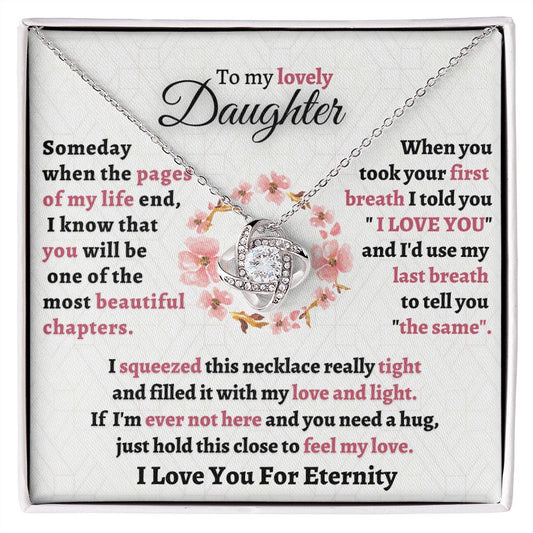 Gift for Daughter - I Love You For Eternity - LK