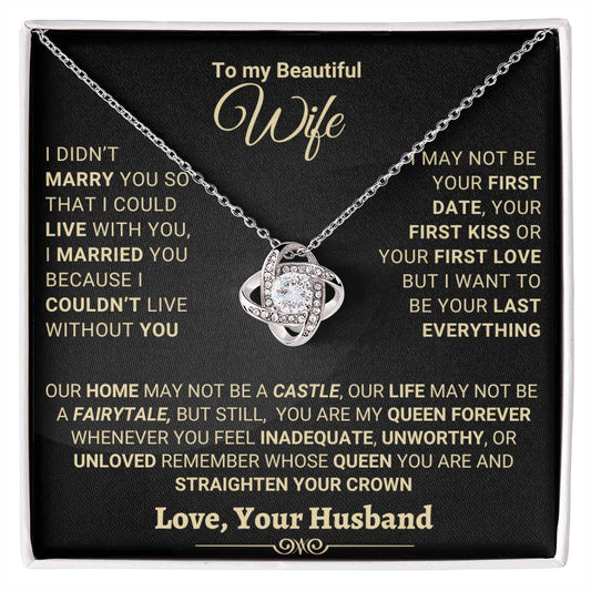 UNIQUE GIFT FOR WIFE - REMEMBER WHOSE QUEEN