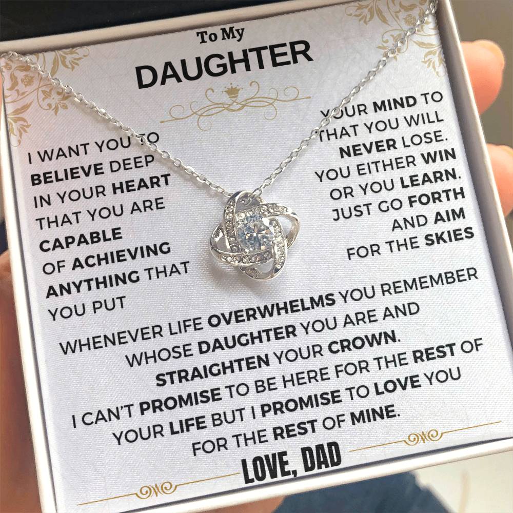 Beautiful Gift for Daughter from DAD "Aim for Skies" - FGH
