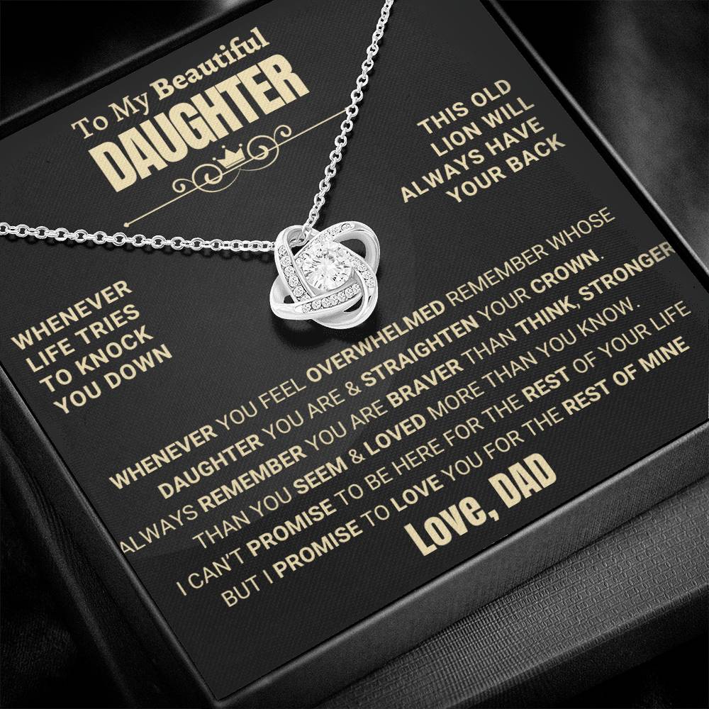 Beautiful Gift for Daughter - This Old Lion Will Always Have Your Back