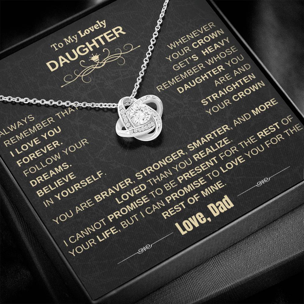 Heartfelt Gift from DAD to DAUGHTER "PROMISE TO LOVE YOU"