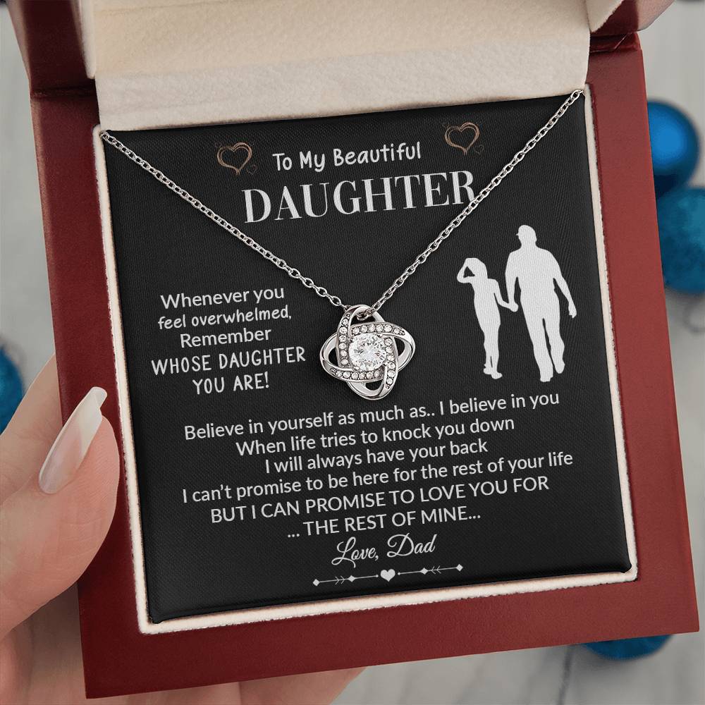 Beautiful Gift for Daughter from DAD "I Will Always Have Your Back" - FGH