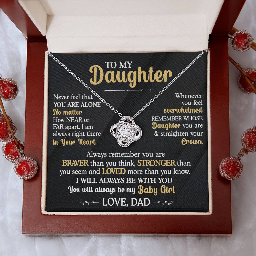 Beautiful Gift for Daughter "You Will Always Be My Baby Girl" - FGH