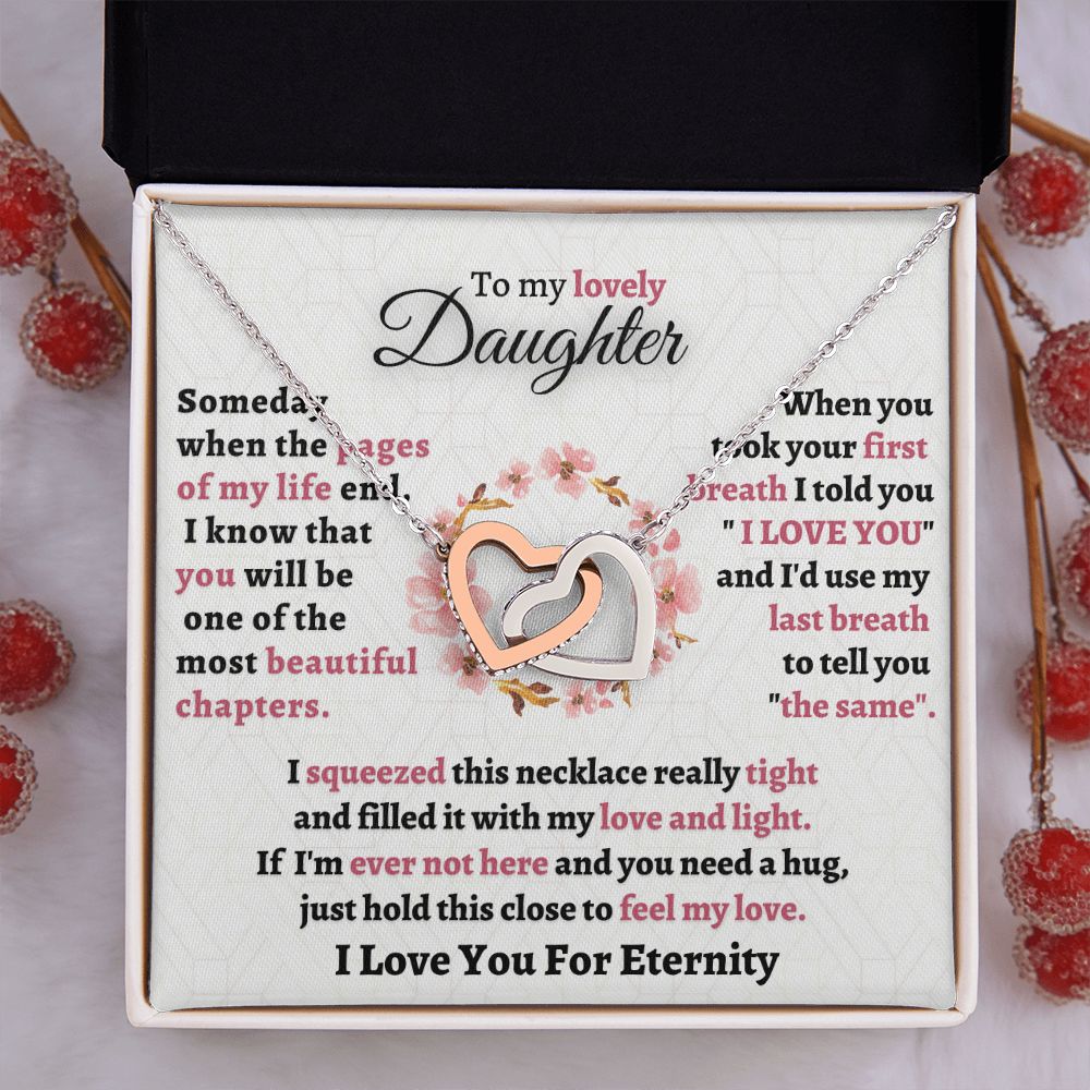 Gift for Daughter - I Love You For Eternity - IH