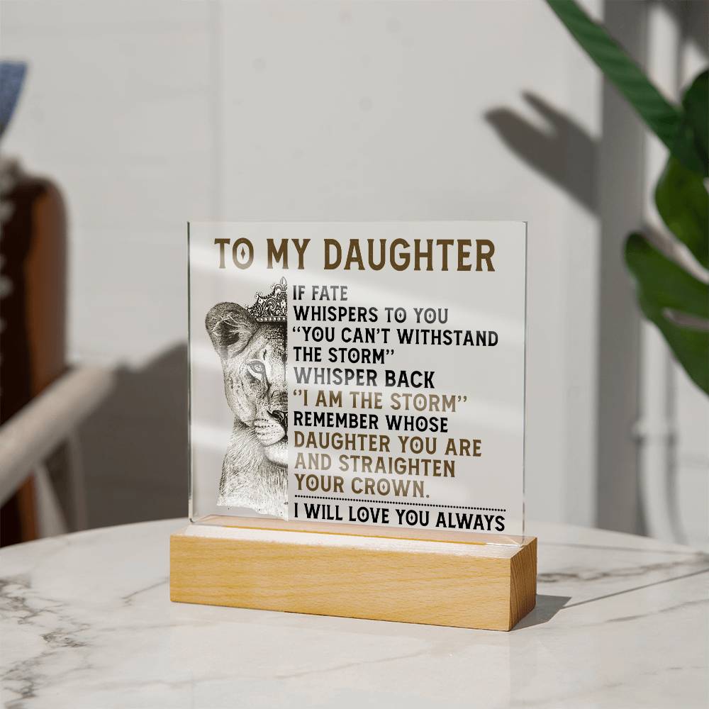 (ALMOST SOLD OUT) Gift for Daughter - I Am The Storm