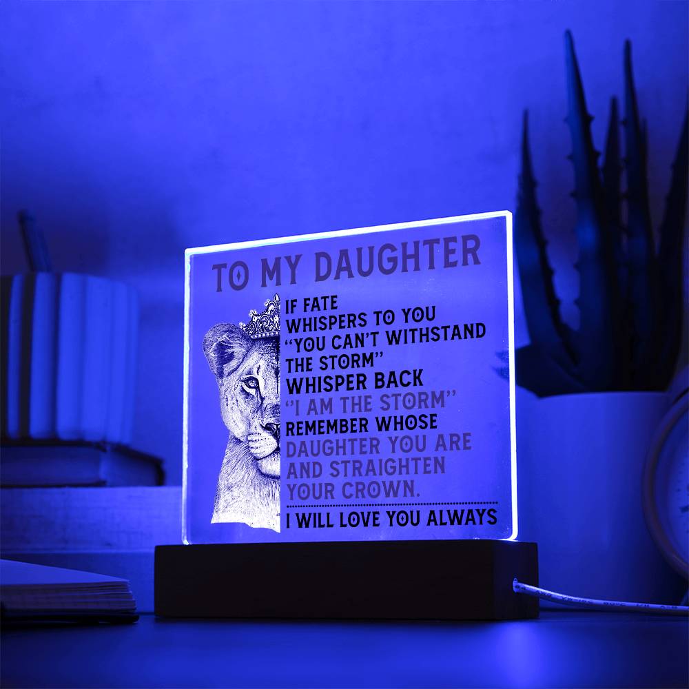(ALMOST SOLD OUT) Gift for Daughter - I Am The Storm