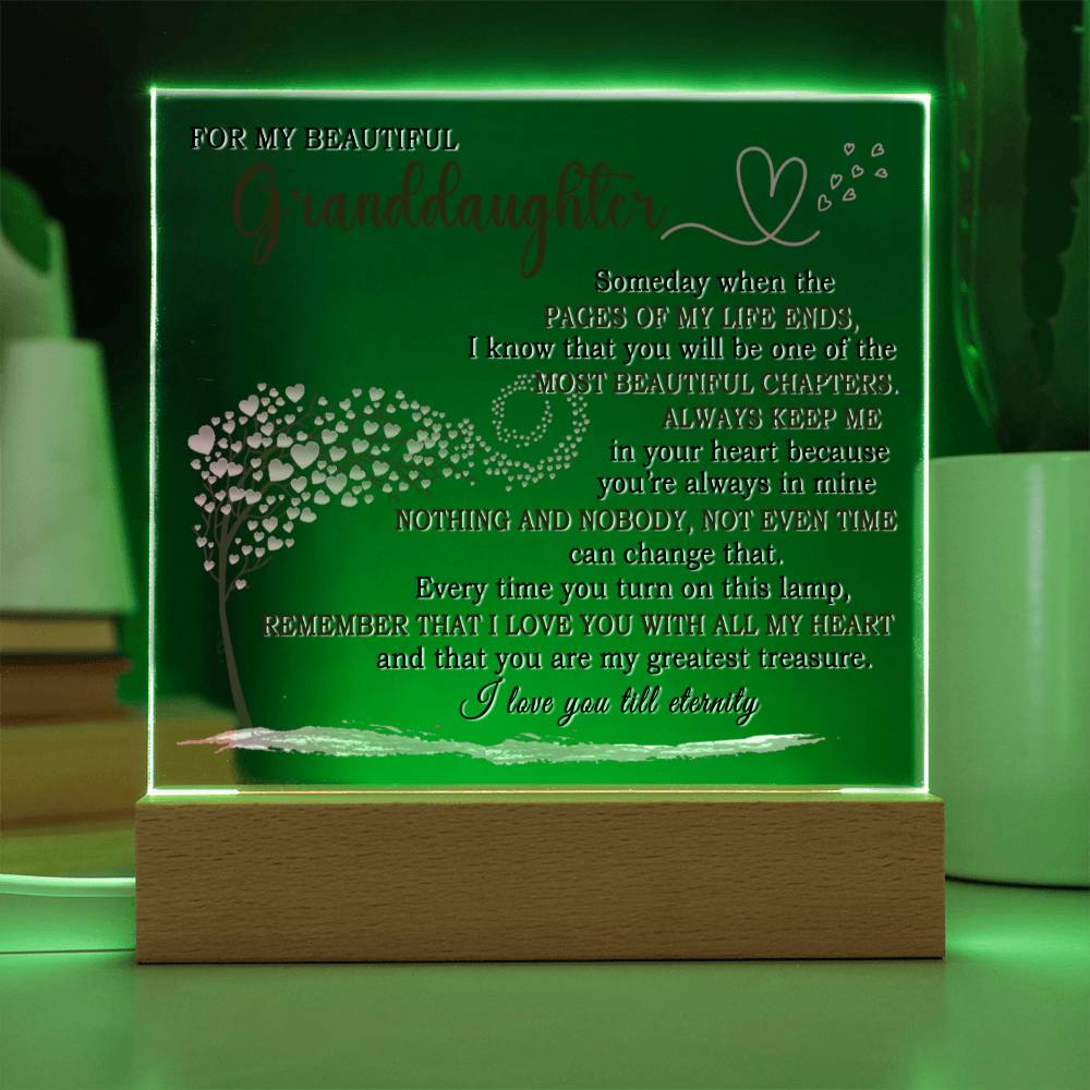 (ALMOST SOLD OUT) - Gift for Granddaughter - Lamp of Eternal Love - FGH