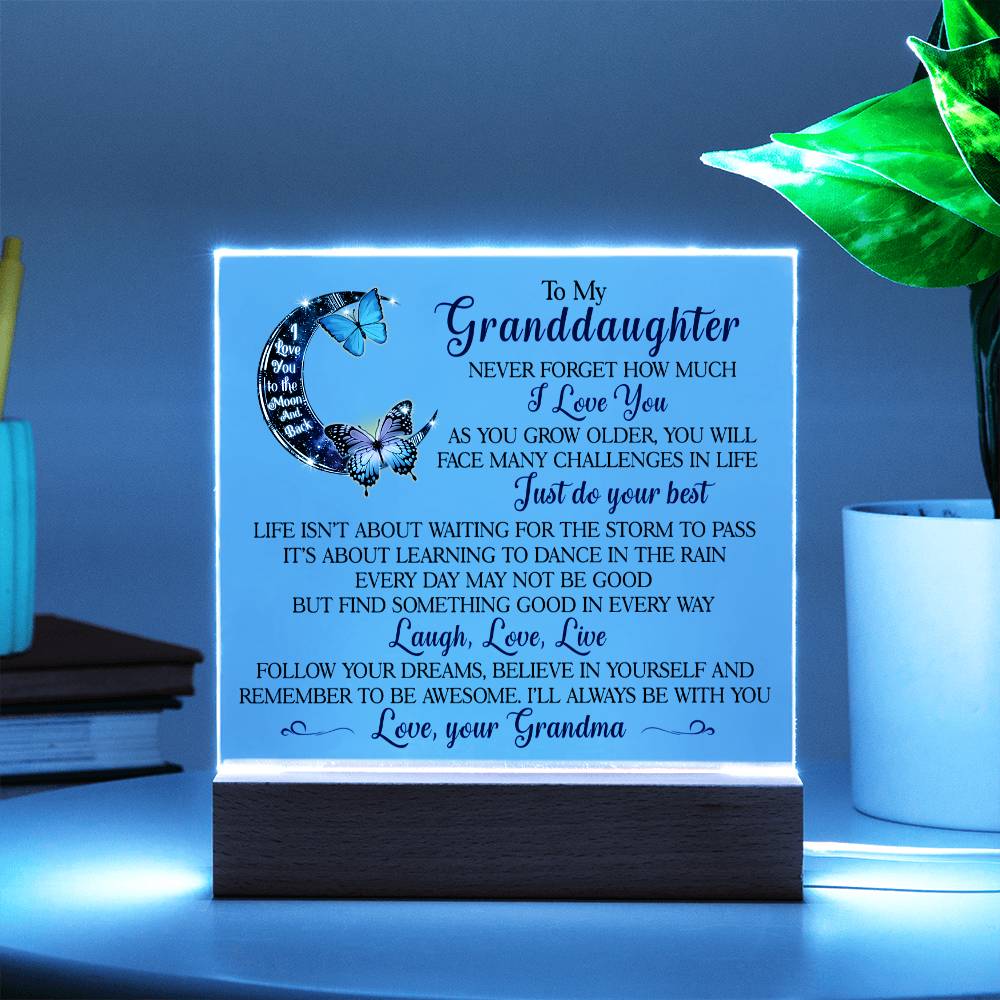 (ALMOST SOLD OUT) Keepsake for Granddaughter - Follow Your Dreams