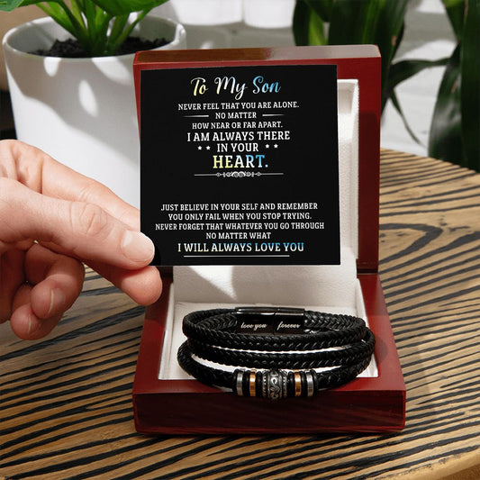 Gift for Son - Love You Forever Engraved with Message Card