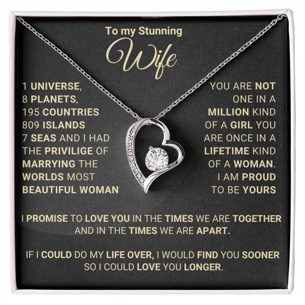 Beautiful Gift for Wife "World's Most Beautiful Woman"