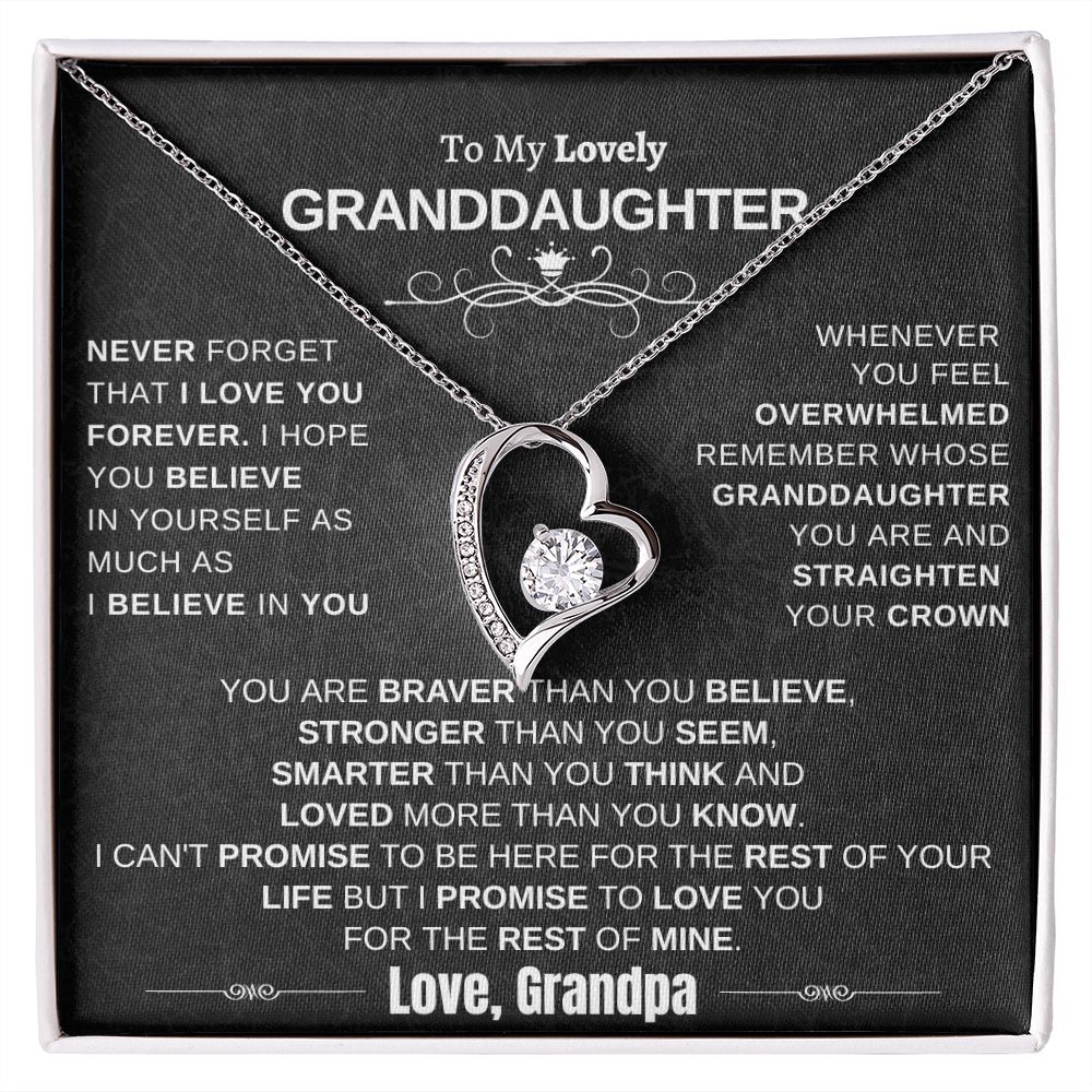 Gift for Granddaughter - Promise - Heart