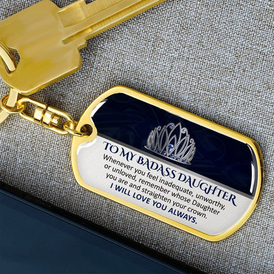 Perfect Heartfelt Keepsake Gift for Daughter - Keychain -TFG