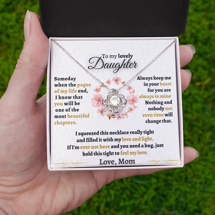 (ALMOST SOLD OUT) Gift for Daughter from Mom - Magnetic Keepsake Card - FGH
